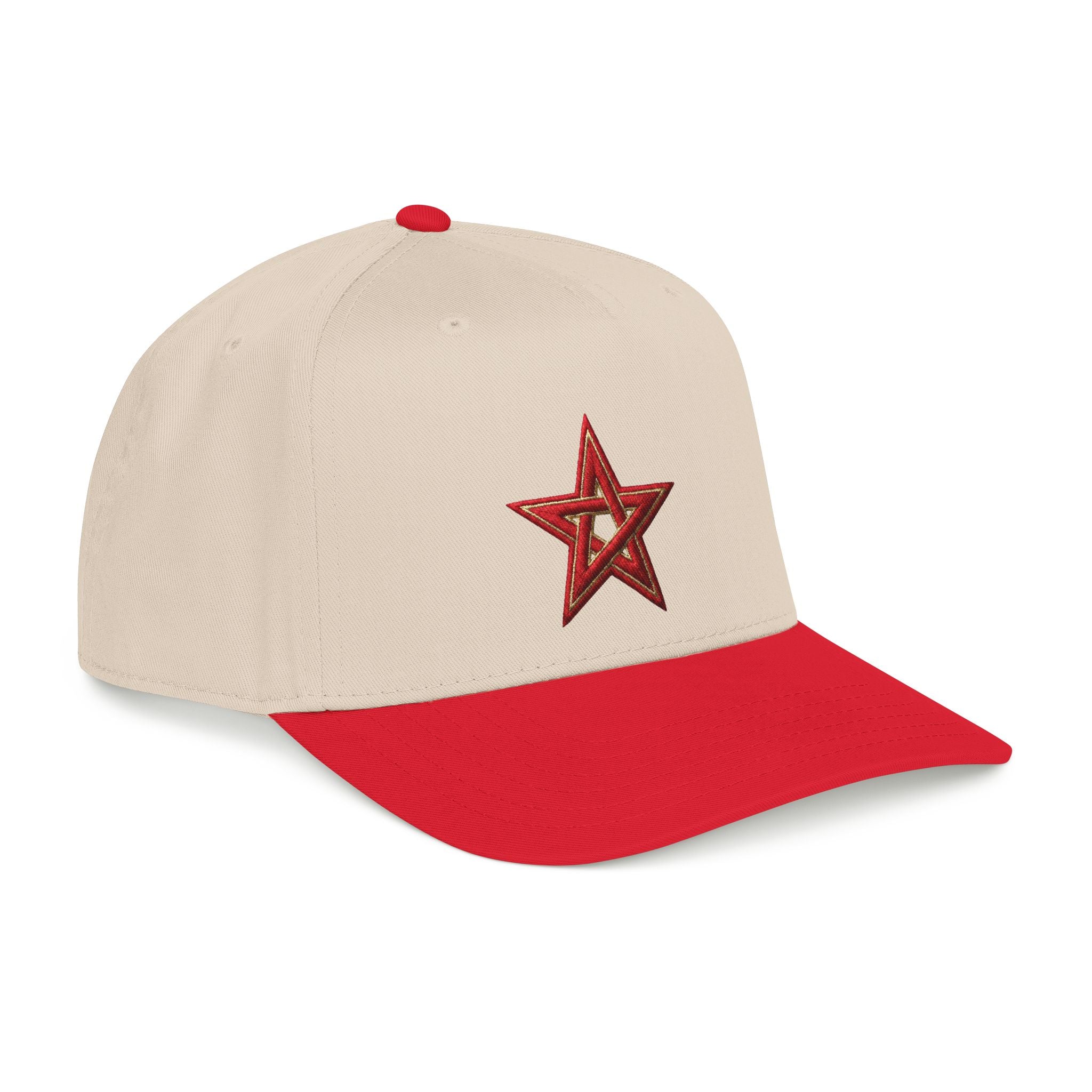 Moroccan Pentagram Cap - Premium Embroidered Star