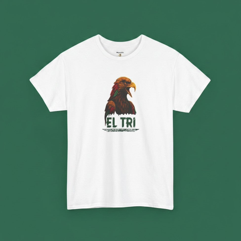 Mexico White 'El Tri' T-Shirt – We Are The Mexican Eagles Soccer Fan Tee | Motivational Crew Tee