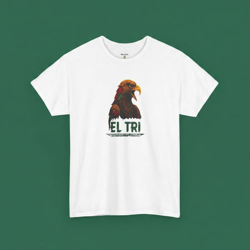 Mexico White 'El Tri' T-Shirt – We Are The Mexican Eagles Soccer Fan Tee | Motivational Crew Tee