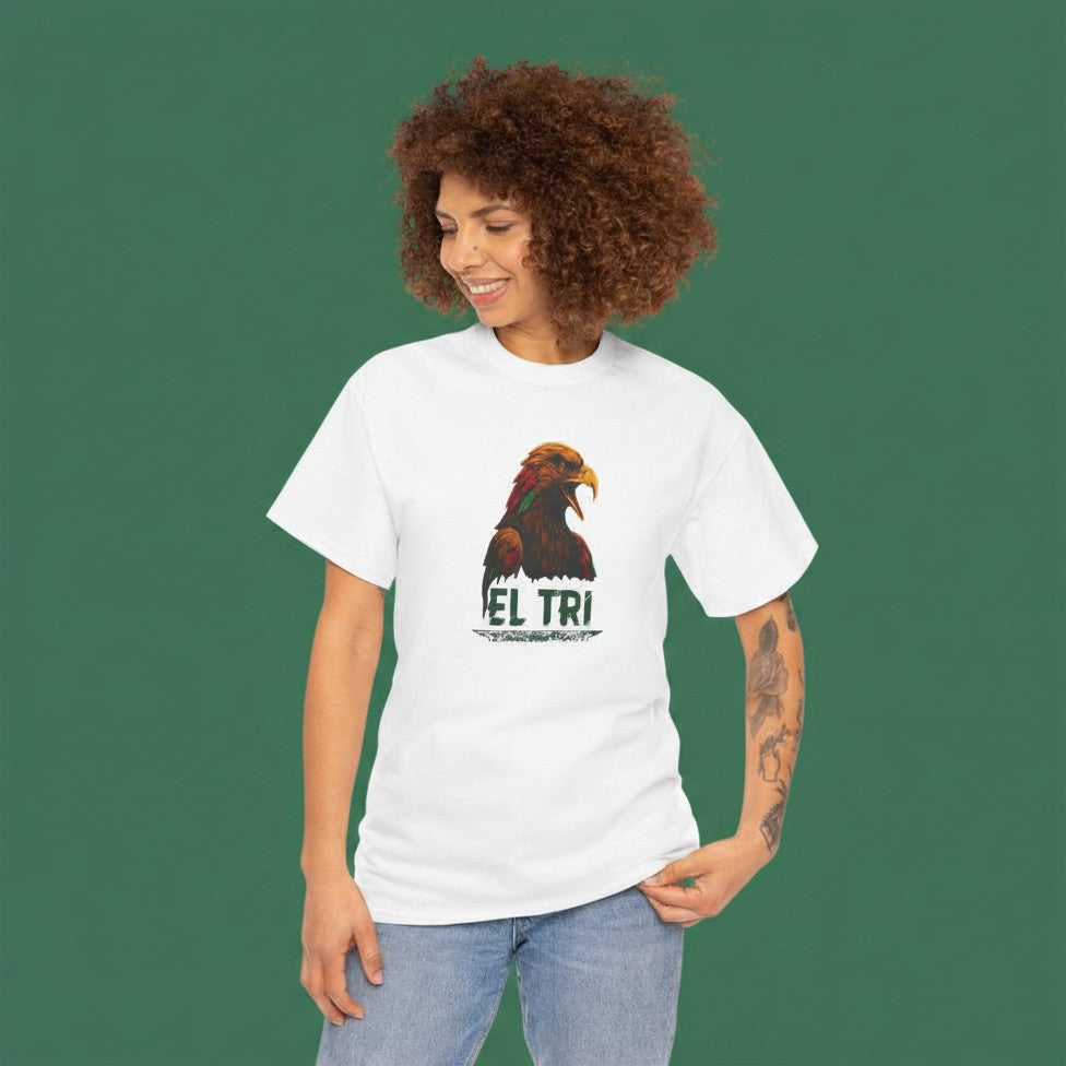 Mexico White 'El Tri' T-Shirt – We Are The Mexican Eagles Soccer Fan Tee | Motivational Crew Tee