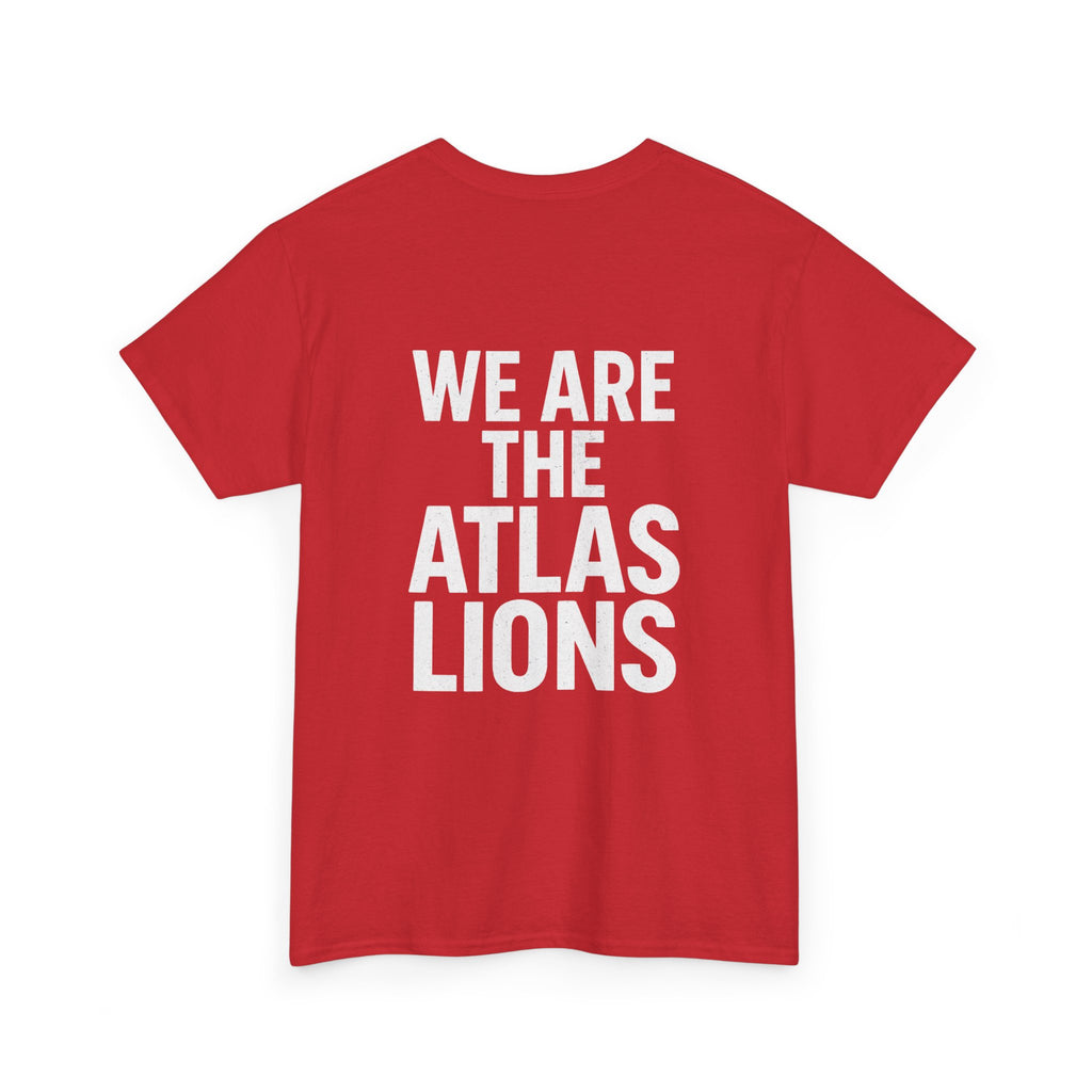 Dima Maghrib Lion Tee - Red | World Cup 2026