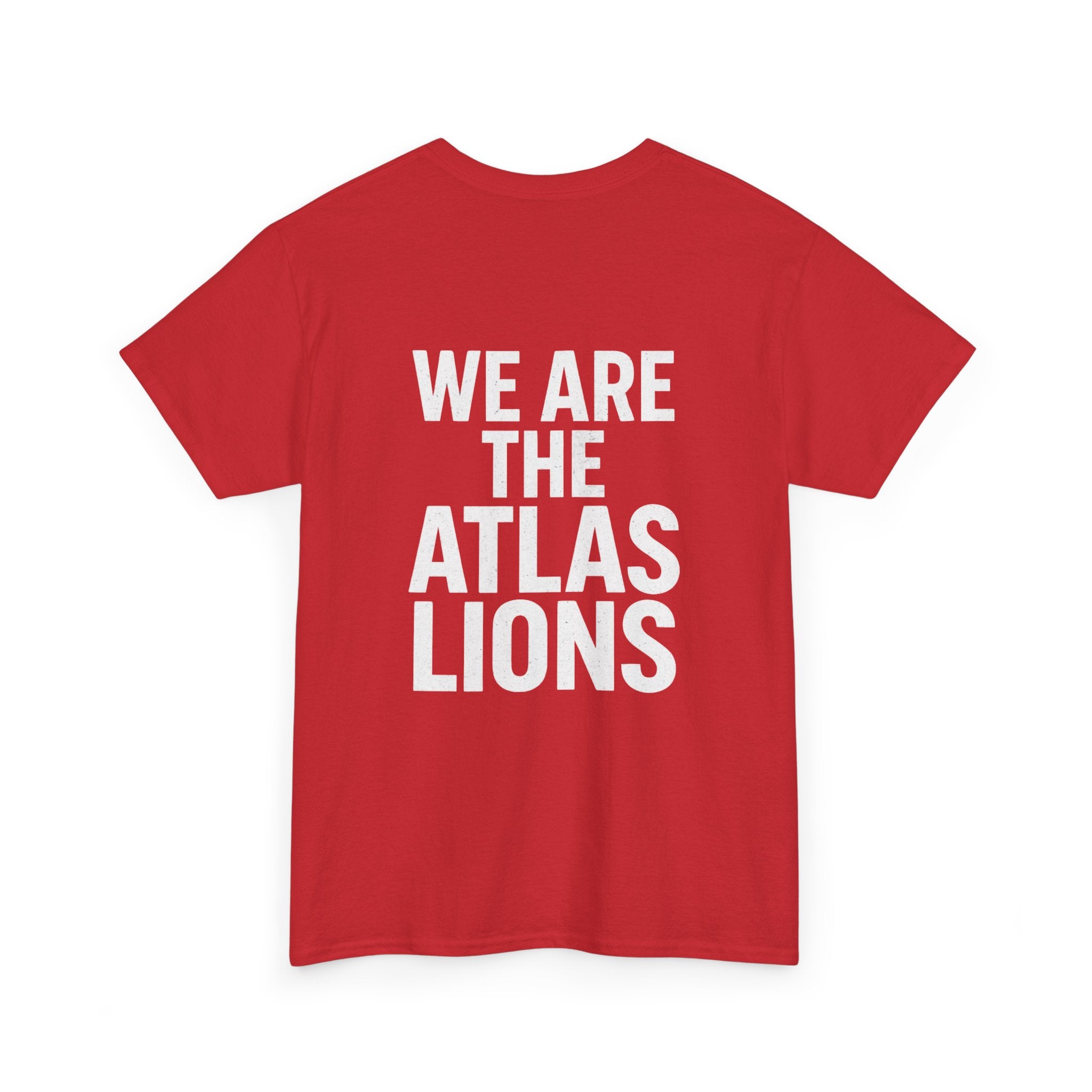 Dima Maghrib Lion Tee - Red | World Cup 2026