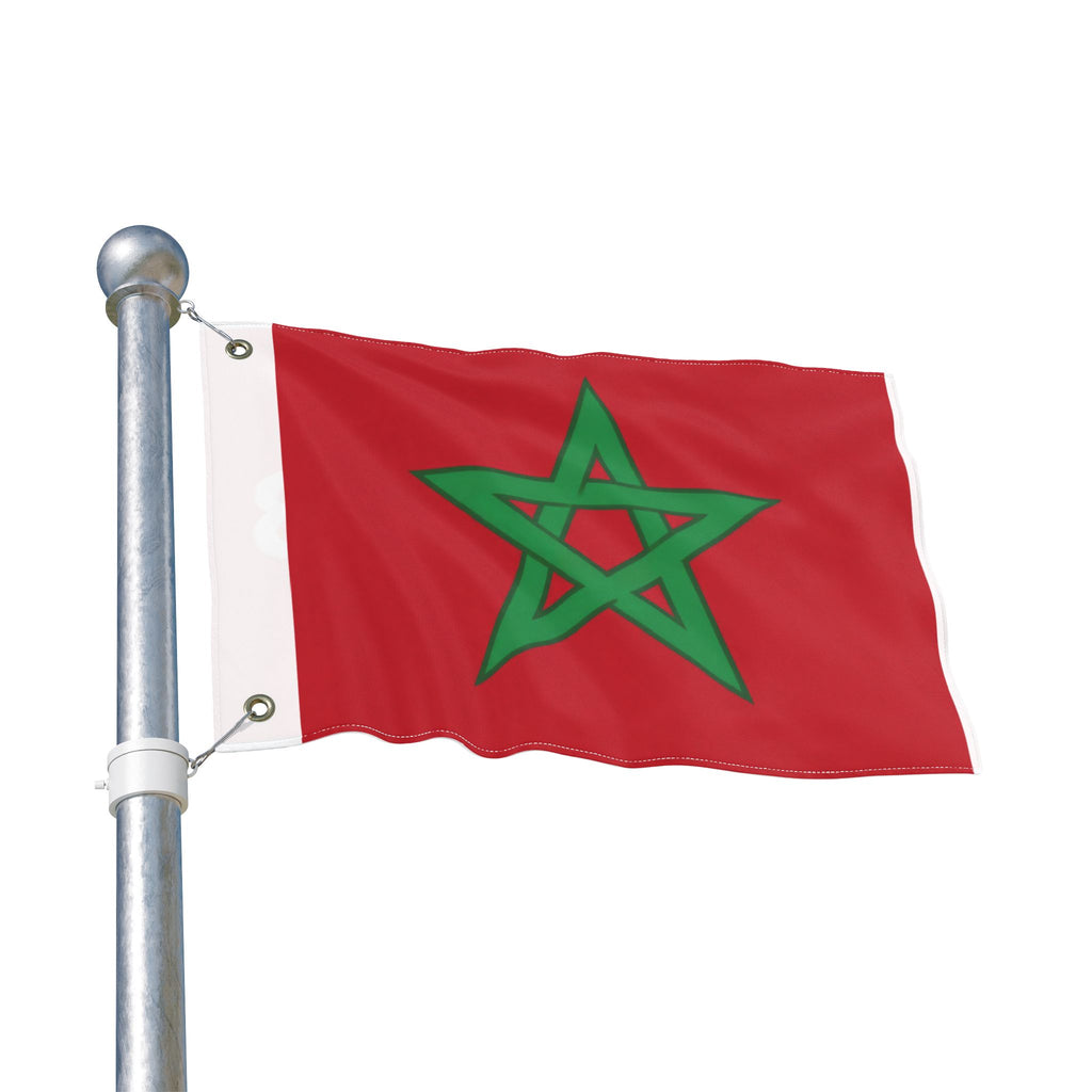 Dima Maghrib Double-Sided Flag - Morocco 2026